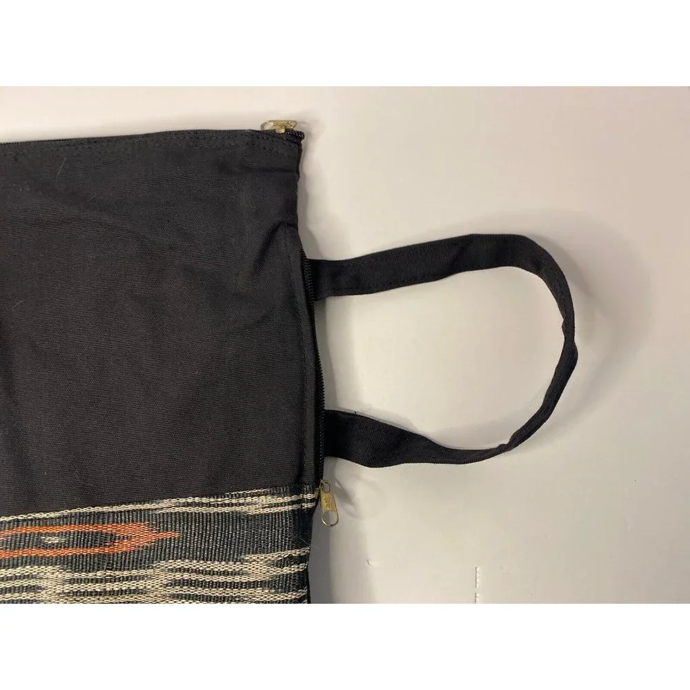 Fabric Envelope Bag Hidden Handle Boho Aztec Notebook Case Document Bag